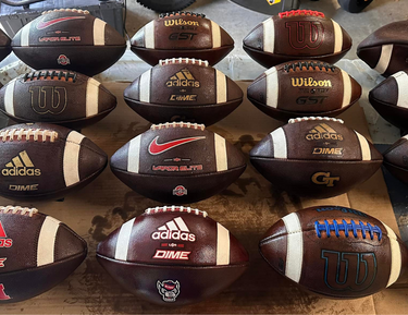 College and High School Footballs