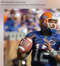 Load image into Gallery viewer, Florida Gators 2004 Outback Bowl Game Used vs Iowa - Nike 3005 NCAA Football