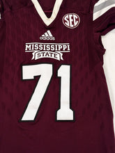 Load image into Gallery viewer, 2015 Mississippi State Bulldogs Game Used / Worn Adidas XL Football Jersey MSU