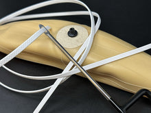 Load image into Gallery viewer, Full Size Latex Football Bladder White Tacky Diamond Lace + Lace Awl Tool Repair Kit