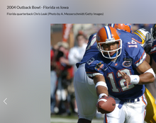 Load image into Gallery viewer, Florida Gators 2004 Outback Bowl Game Used vs Iowa - Nike 3005 NCAA Football
