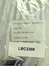 Load image into Gallery viewer, Adidas Adizero 7.0 NFL Football Receiver Gloves Size 3XL Purple White