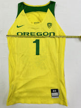 Load image into Gallery viewer, 2015 Oregon Ducks Game Used / Worn Womens NCAA Basketball Jersey - Size 46 #1
