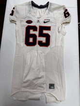 Load image into Gallery viewer, Virginia Cavaliers Game Worn / Team Issued Nike Football Jersey #65 Size 44 +4
