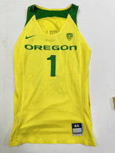 Load image into Gallery viewer, 2015 Oregon Ducks Game Used / Worn Womens NCAA Basketball Jersey - Size 46 #1