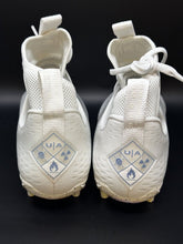 Load image into Gallery viewer, 2022 Navy Midshipmen NAVY x NASA Game Issued Under Armour Football Cleats