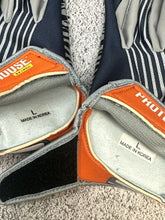 Load image into Gallery viewer, Rare Auburn Tigers WAR EAGLE Under Armour Football Gloves - Large