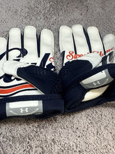 Load image into Gallery viewer, Rare Auburn Tigers Sweet Home Auburn Under Armour Swarm Football Gloves MEDIUM
