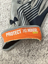 Load image into Gallery viewer, Rare Auburn Tigers WAR EAGLE Under Armour Football Gloves - Large