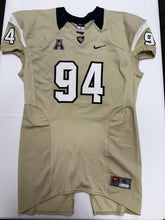 Load image into Gallery viewer, 2014 UCF Knights Game Used / Game Worn Nike Football Gold Color Jersey #94 XL
