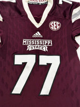 Load image into Gallery viewer, 2021 Mississippi State Bulldogs Game Used / Worn Adidas XL Football Jersey 2XL