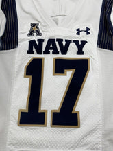 Load image into Gallery viewer, 2021 Navy Midshipmen Game Used Under Armour Football Jersey #17
