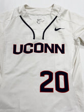 Load image into Gallery viewer, UConn Huskies Game and Practice Used Nike Dri-Fit Baseball Jersey #20 Medium