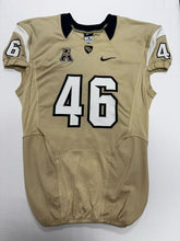 Load image into Gallery viewer, UCF Knights Game Used / Game Worn Gold Color Nike Football Jersey - Size Medium