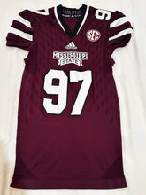 Load image into Gallery viewer, 2015 Mississippi State Bulldogs Game Used / Worn Adidas XL Football Jersey