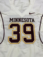 Load image into Gallery viewer, Minnesota Golden Gophers Game Used Nike Football Jersey #39 Size 42