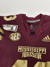 Load image into Gallery viewer, 2019 Mississippi State Bulldogs Egg Bowl Game Used Adidas Football Jersey ADAMS