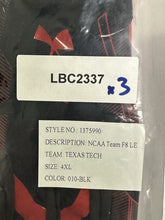 Load image into Gallery viewer, Texas Tech Red Raiders Game Issued Under Armour Team Blur LE Football Gloves 5XL