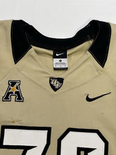 Load image into Gallery viewer, 2014 UCF Knights Game Used / Game Worn Nike Football Gold Color Jersey #70
