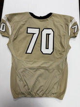 Load image into Gallery viewer, 2014 UCF Knights Game Used / Game Worn Nike Football Gold Color Jersey #70