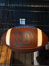 Load image into Gallery viewer, Wilson GST Full-Size Royal Blue Tacky Lacing Game Ball Fully Game Prepped Mudded Tacked Conditioned Brushed Brand New - (ref: WGP)