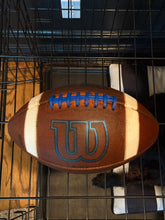 Load image into Gallery viewer, Wilson GST Full-Size Royal Blue Tacky Lacing Game Ball Fully Game Prepped Mudded Tacked Conditioned Brushed Brand New - (ref: WGP)