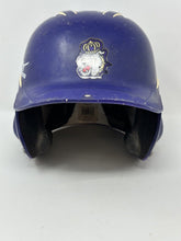 Load image into Gallery viewer, James Madison University JMU Dukes Game Worn Mizuno Baseball Batting Helmet #25