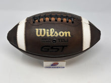 Load image into Gallery viewer, Wilson GST TDJ Junior Size (AGES 9-12) New and Game Prepped Leather Football - (ref: WGP)