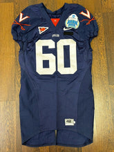 Load image into Gallery viewer, 2008 Virginia Cavaliers Game Used Gator Bowl Nike Football Jersey #60