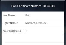 Load image into Gallery viewer, Fernando Martinez Signed GAME USED Louisville Slugger Baseball Bat Beckett COA