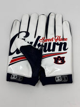 Load image into Gallery viewer, Rare Auburn Tigers Sweet Home Auburn Under Armour Swarm Football Gloves - Large