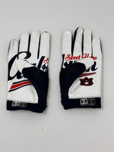 Load image into Gallery viewer, Rare Auburn Tigers Sweet Home Auburn Under Armour Swarm Football Gloves - Large
