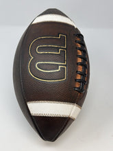 Load image into Gallery viewer, Wilson GST TDJ Junior Size (AGES 9-12) New and Game Prepped Leather Football - (ref: WGP)