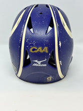 Load image into Gallery viewer, James Madison University JMU Dukes Game Worn Mizuno Baseball Batting Helmet #9