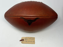 Load image into Gallery viewer, Rare 1970's Era Texas Longhorns Full Grain Leather Game Ball - Unbranded