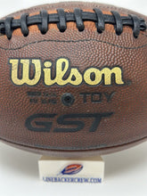 Load image into Gallery viewer, Wilson GST TDY Youth Fully Game Prepped Leather Brand New Football - (ref: WGP)