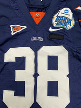 Load image into Gallery viewer, 2008 Gator Bowl UVA Cavaliers Team Issued Worn Football Jersey Nike Size 40 #38