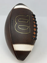 Load image into Gallery viewer, Wilson GST TDJ Junior Size (AGES 9-12) New and Game Prepped Leather Football - (ref: WGP)