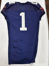 Load image into Gallery viewer, 2002 Virginia Cavaliers Game Used Continental Tire Bowl Nike Football Jersey #1