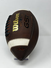 Load image into Gallery viewer, Wilson GST TDJ Junior Size (AGES 9-12) New and Game Prepped Leather Football - (ref: WGP)