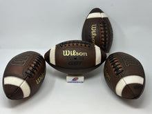 Load image into Gallery viewer, Wilson GST K2 PEE WEE Size (AGES 6-9) Youth Leather Football Game Prepped New - (ref: WGP)