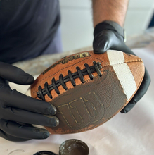 Load image into Gallery viewer, LBC Football Prep Butter 2oz Mud Compound for Game Prepping Up to 5 Footballs