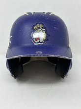 Load image into Gallery viewer, James Madison University JMU Dukes Game Worn Mizuno Baseball Batting Helmet #9