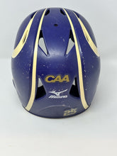 Load image into Gallery viewer, James Madison University JMU Dukes Game Worn Mizuno Baseball Batting Helmet #25