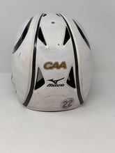 Load image into Gallery viewer, James Madison University JMU Dukes Game Worn Mizuno Baseball Batting Helmet #22