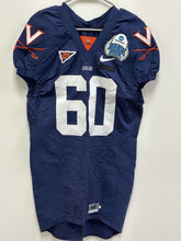 Load image into Gallery viewer, 2008 Virginia Cavaliers Game Used Gator Bowl Nike Football Jersey #60