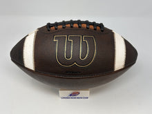 Load image into Gallery viewer, Wilson GST TDJ Junior Size (AGES 9-12) New and Game Prepped Leather Football - (ref: WGP)