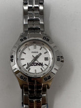 Load image into Gallery viewer, UConn Huskies Fossil Watch Unisex Silver New