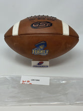 Load image into Gallery viewer, 2019 Robert Morris Colonials Game Used Wilson GST NCAA Football - BSOVC