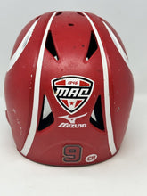 Load image into Gallery viewer, 2013 Miami Ohio University RedHawks Game Worn Mizuno Baseball Batting Helmet #9